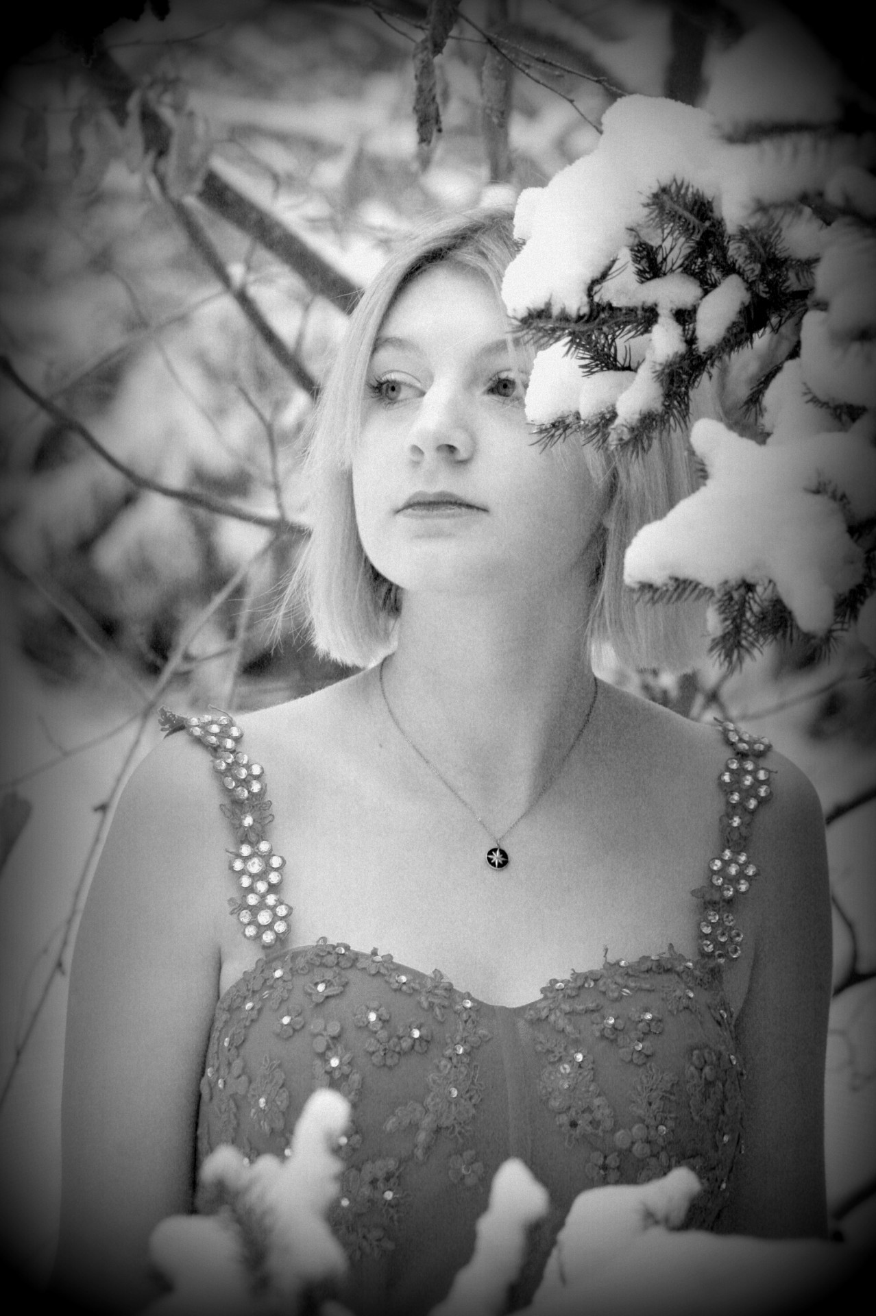 Maeva dans la neige