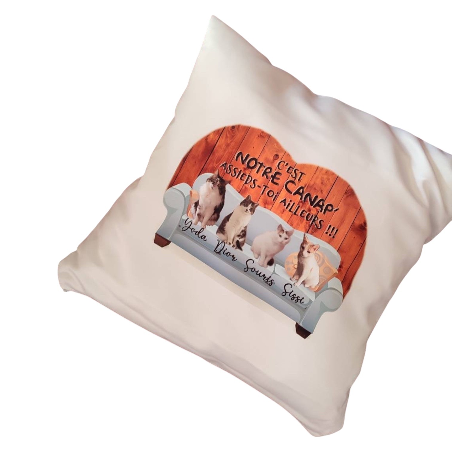 Coussin personnalisé