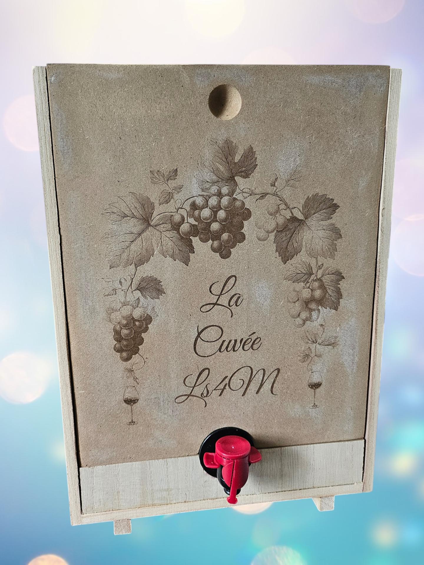 Cubi de vin personnalisé